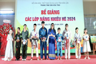 Bế giảng các lớp năng khiếu hè năm 2024 và ra mắt CLB Người dẫn chương trình (MC) và CLB nghệ thuật Lân - Sư - Rồng