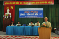 HỘI NGHỊ CÁN BỘ - VIÊN CHỨC TRUNG TÂM VĂN HÓA TỈNH  NĂM 2015