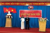 Lễ kết nạp Đảng viên mới Chi bộ Trung tâm Văn hóa tỉnh Đắk Lắk.