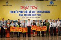 Hội thi tìm hiểu pháp luật về trật tự An tòan giao thông trong công nhân viên chức lao động tỉnh Đắk Lắk năm 2012